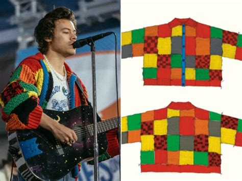 harry styles gucci sweater pattern|harry styles sweater suits.